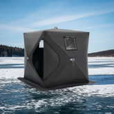 1-2 Person Ourdoor Portable Ice Shelter Pop-Up Ice Fishing Shanty Tent